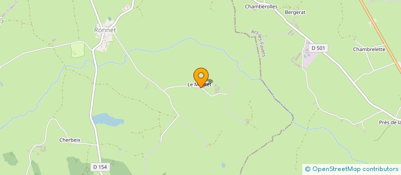 localisation de l'entreprise MONSIEUR FREDERIC EVANS  RONNET