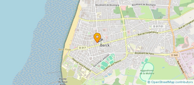 localisation de l'entreprise MONSIEUR FREDERIC EVRARD à BERCK