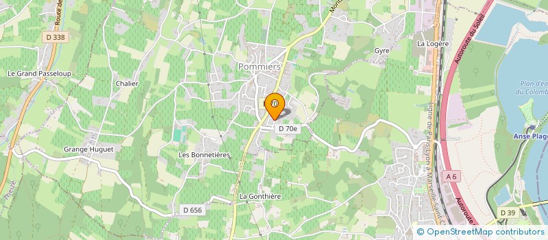 localisation de l'entreprise MONSIEUR FREDERIC EVRARD  POMMIERS