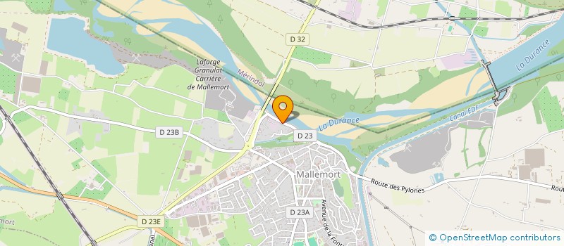 localisation de l'entreprise MONSIEUR FREDERIC EYDOUX  MALLEMORT