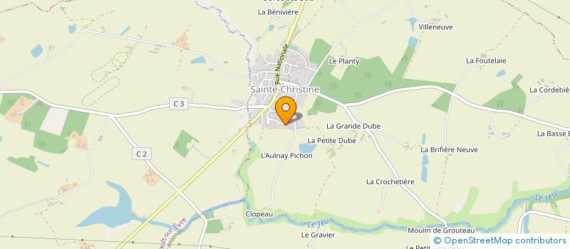 localisation de l'entreprise MONSIEUR FREDERIC EYMERI  CHEMILLE-EN-ANJOU