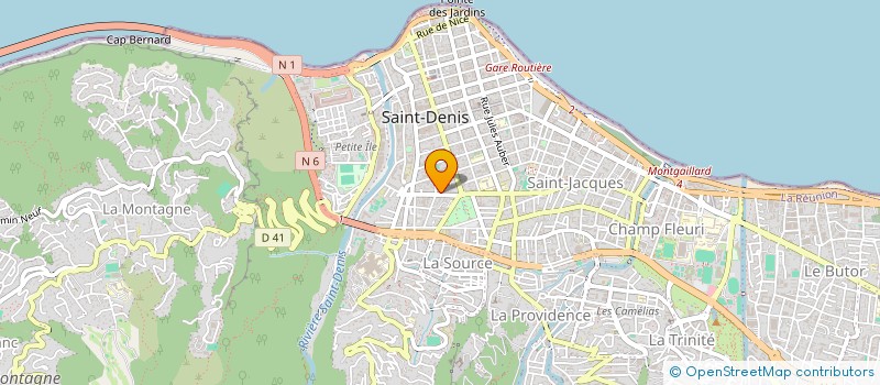 localisation de l'entreprise MONSIEUR FREDERIC EYRIEY à SAINT-DENIS