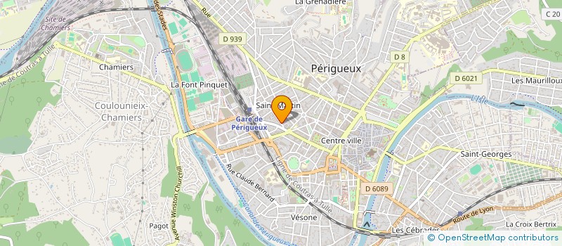 localisation de l'entreprise MONSIEUR FREDERIC FABBRI  PERIGUEUX