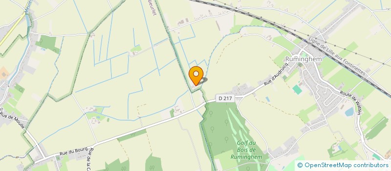 localisation de l'entreprise MONSIEUR FREDERIC FABRE  RUMINGHEM