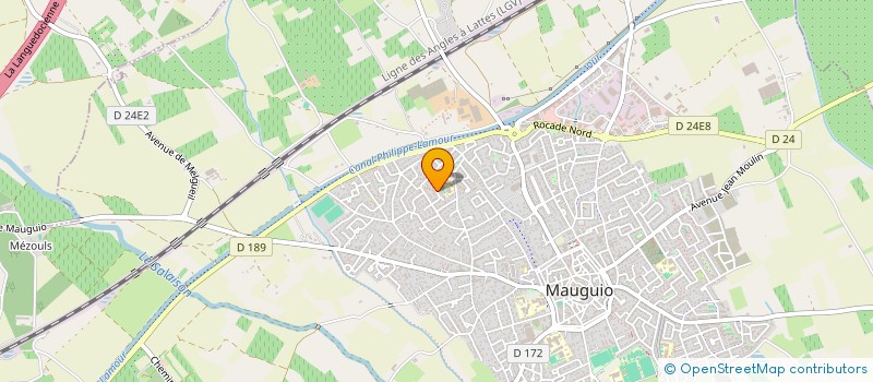 localisation de l'entreprise MONSIEUR FREDERIC FABRE  MAUGUIO