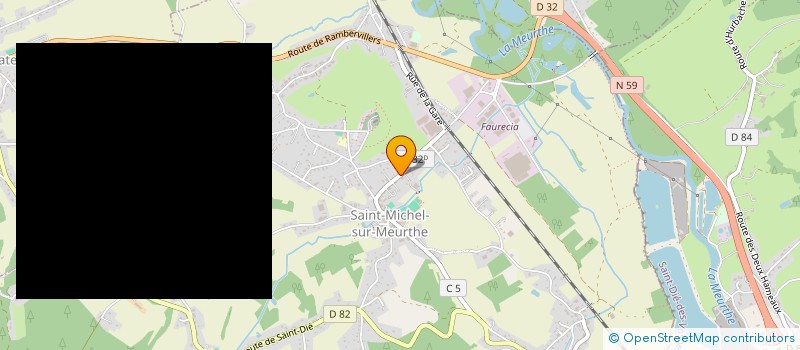 localisation de l'entreprise MONSIEUR FREDERIC FABRE  SAINT-MICHEL-SUR-MEURTHE