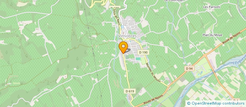 localisation de l'entreprise MONSIEUR FREDERIC FABRIS  VINSOBRES