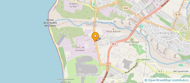 localisation de l'entreprise MONSIEUR FREDERIC FACONNIER à SAINT-PAUL