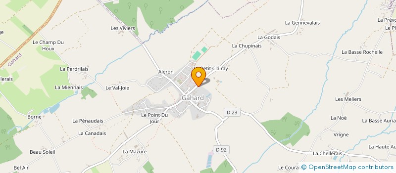 localisation de l'entreprise MONSIEUR FREDERIC FAISANT  GAHARD