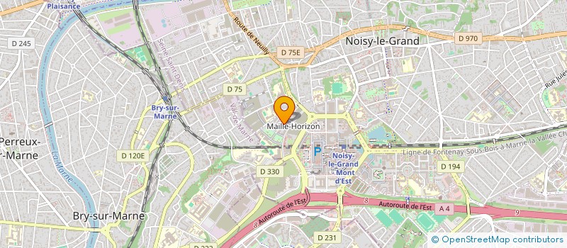 localisation de l'entreprise MONSIEUR FREDERIC FALLAIS  NOISY-LE-GRAND