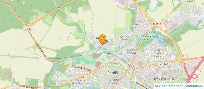 localisation de l'entreprise MONSIEUR FREDERIC FANCHON  SENLIS