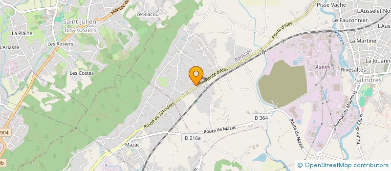 localisation de l'entreprise MONSIEUR FREDERIC FARA  ROUSSON