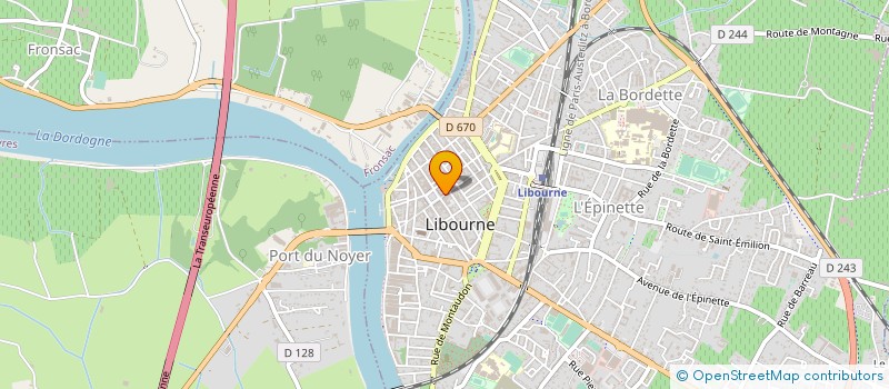 localisation de l'entreprise MONSIEUR FREDERIC FARET à LIBOURNE