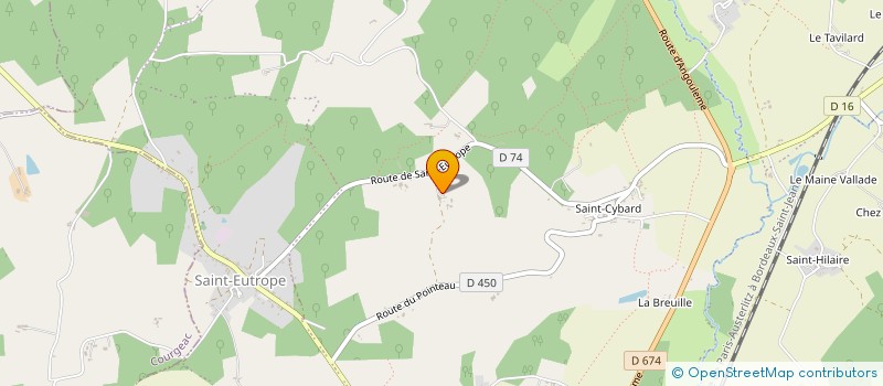 localisation de l'entreprise MONSIEUR FREDERIC FARGEOUT à MONTMOREAU