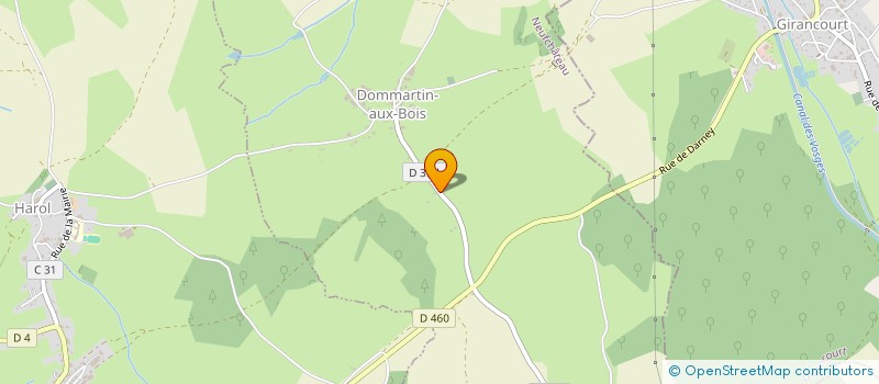 localisation de l'entreprise MONSIEUR FREDERIC FARINEZ  DOMMARTIN-AUX-BOIS