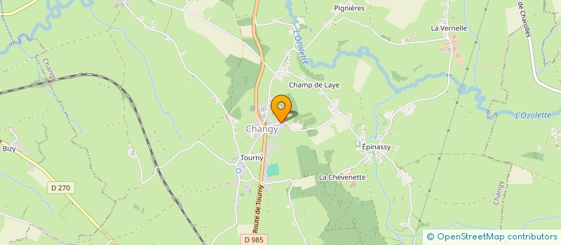 localisation de l'entreprise MONSIEUR FREDERIC FARNIER  CHANGY