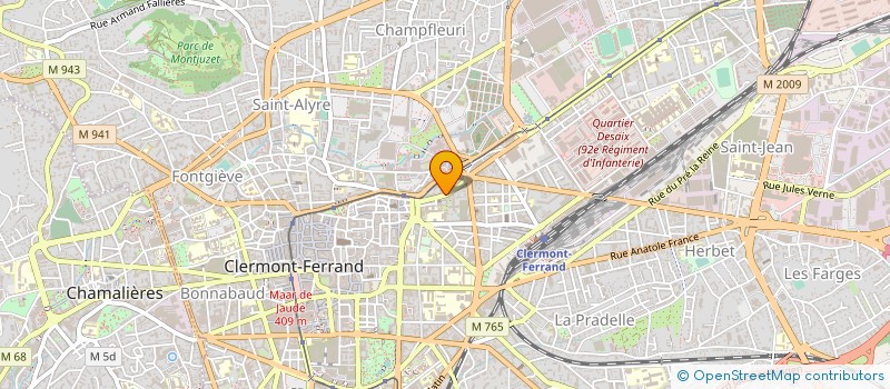 localisation de l'entreprise MONSIEUR FREDERIC FAURE  CLERMONT-FERRAND