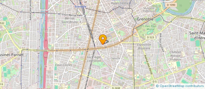 localisation de l'entreprise MONSIEUR FREDERIC FAURE à GRENOBLE