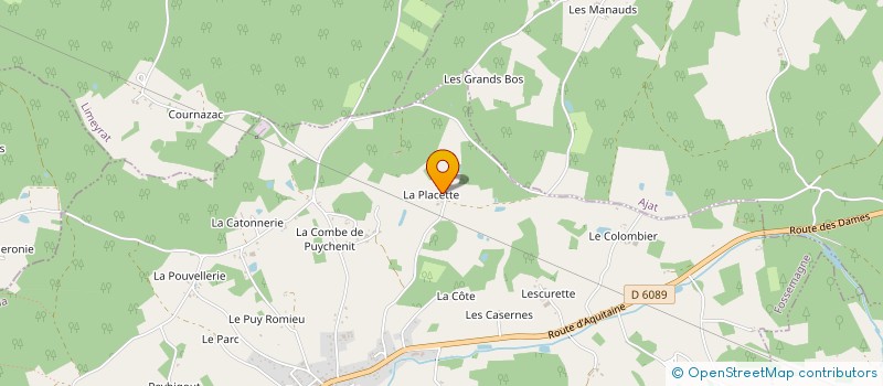 localisation de l'entreprise MONSIEUR FREDERIC FAURE  LIMEYRAT