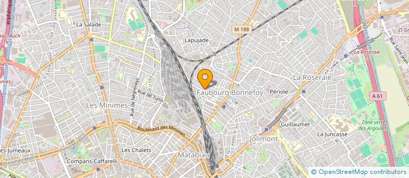 localisation de l'entreprise MONSIEUR FREDERIC FAURE  TOULOUSE