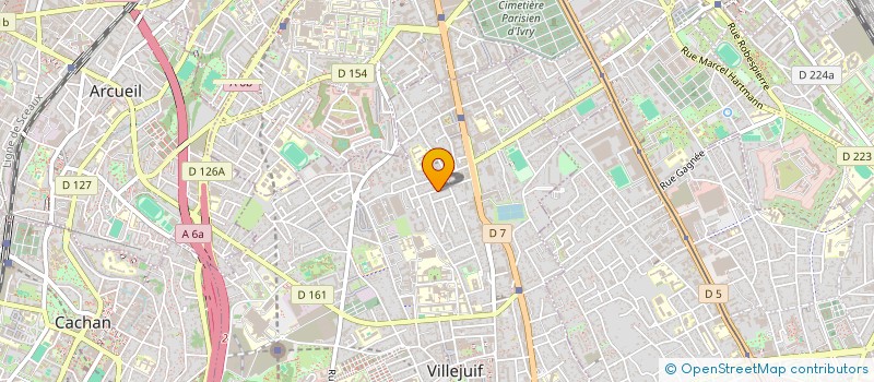 localisation de l'entreprise MONSIEUR FREDERIC FAUTRIER  VILLEJUIF