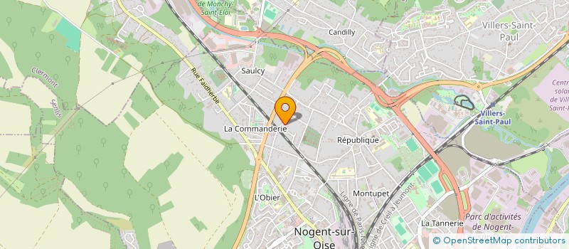 localisation de l'entreprise MONSIEUR FREDERIC, FAUVARQUE  NOGENT-SUR-OISE