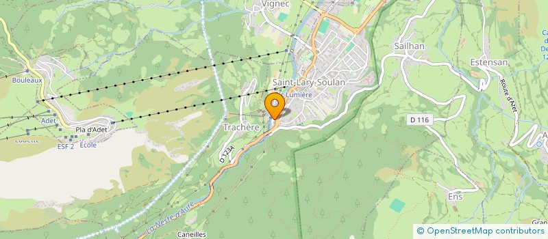 localisation de l'entreprise MONSIEUR FREDERIC FAVERON  SAINT-LARY-SOULAN