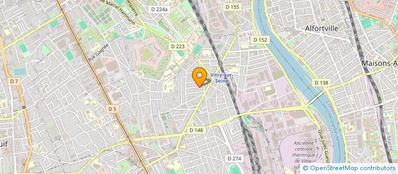 localisation de l'entreprise MONSIEUR FREDERIC FAVIER  VITRY-SUR-SEINE