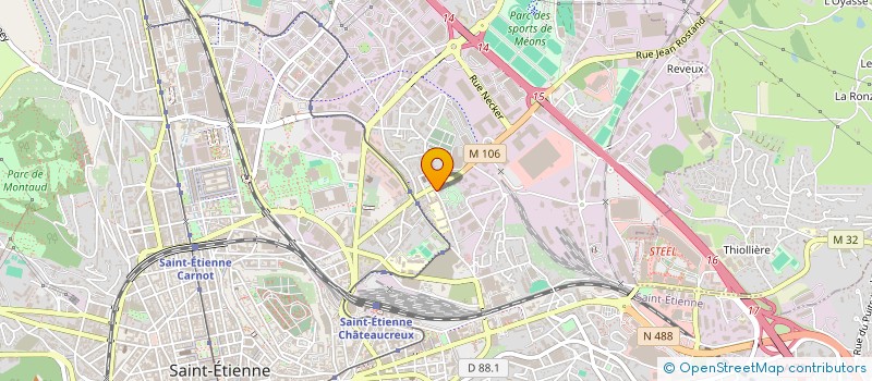 localisation de l'entreprise MONSIEUR FREDERIC FAVIER  SAINT-ETIENNE