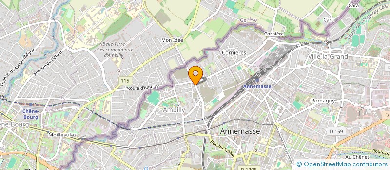 localisation de l'entreprise MONSIEUR FREDERIC FAVIERES  VILLE-LA-GRAND