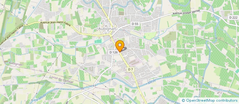 localisation de l'entreprise MONSIEUR FREDERIC FAYOLLE  AUBIGNAN