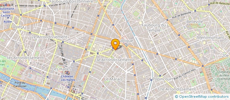 localisation de l'entreprise MONSIEUR FREDERIC FAYOUT  PARIS