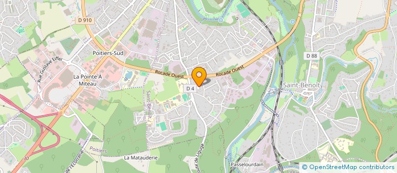 localisation de l'entreprise MONSIEUR FREDERIC FAYOUX à SAINT-BENOIT