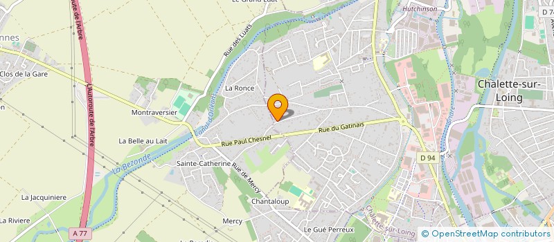 localisation de l'entreprise MONSIEUR FREDERIC FAYS à CHALETTE-SUR-LOING
