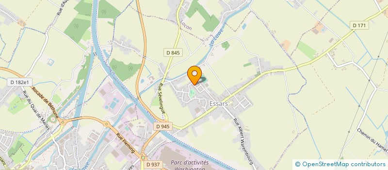 localisation de l'entreprise MONSIEUR FREDERIC FECAMP  ESSARS