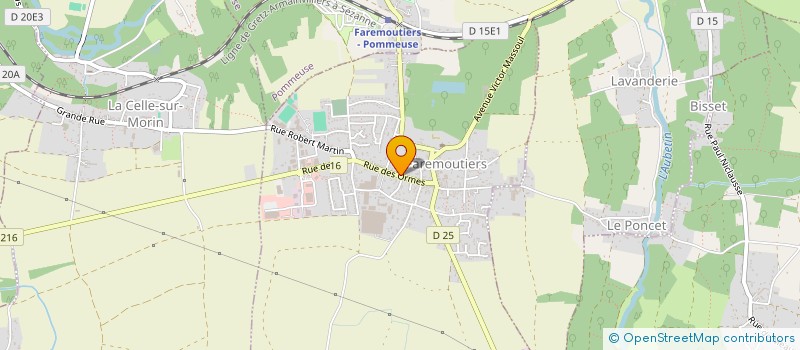localisation de l'entreprise MONSIEUR FREDERIC FEILLET à FAREMOUTIERS
