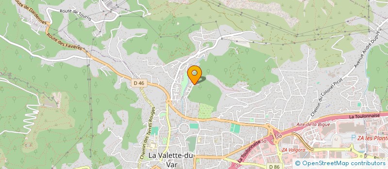 localisation de l'entreprise MONSIEUR FREDERIC FELLER à LA VALETTE-DU-VAR