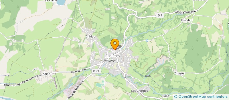 localisation de l'entreprise MONSIEUR FREDERIC FEMELAND  CHASPINHAC