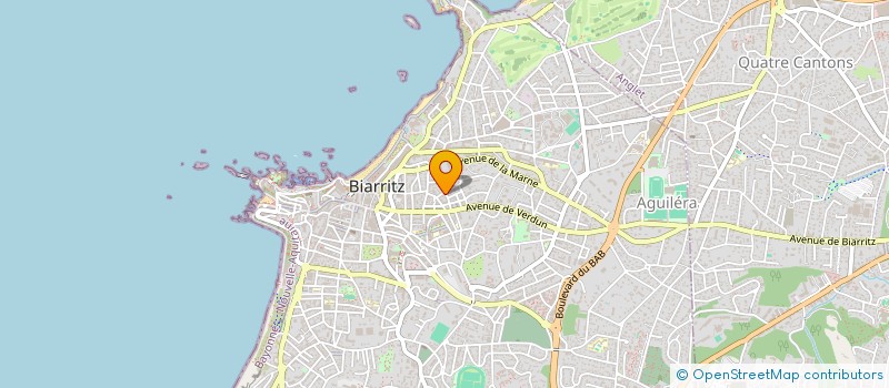 localisation de l'entreprise MONSIEUR FREDERIC FERAL  BIARRITZ