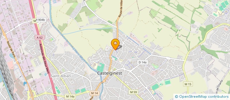 localisation de l'entreprise MONSIEUR FREDERIC FERNANDES  CASTELGINEST