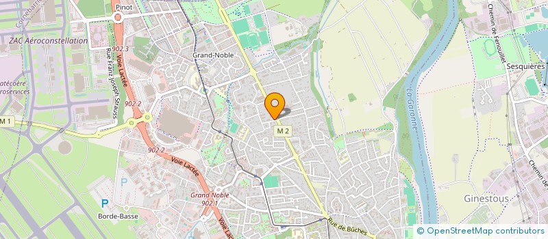 localisation de l'entreprise MONSIEUR FREDERIC FERNANDEZ à BLAGNAC