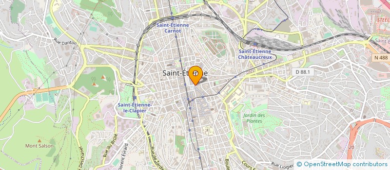 localisation de l'entreprise MONSIEUR FREDERIC FERRAND  SAINT-ETIENNE