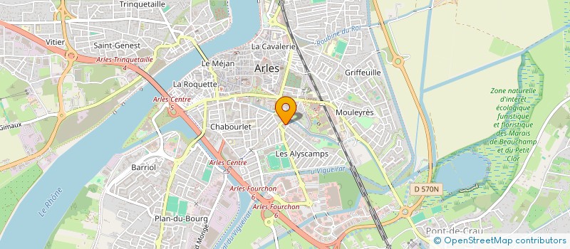 localisation de l'entreprise MONSIEUR FREDERIC FERRAND  ARLES