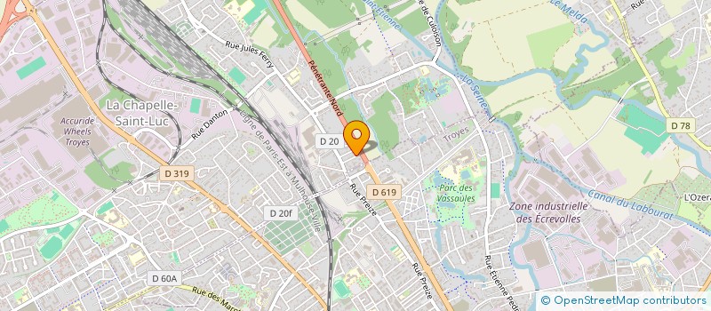 localisation de l'entreprise MONSIEUR FREDERIC FERRARI  LA CHAPELLE ST LUC