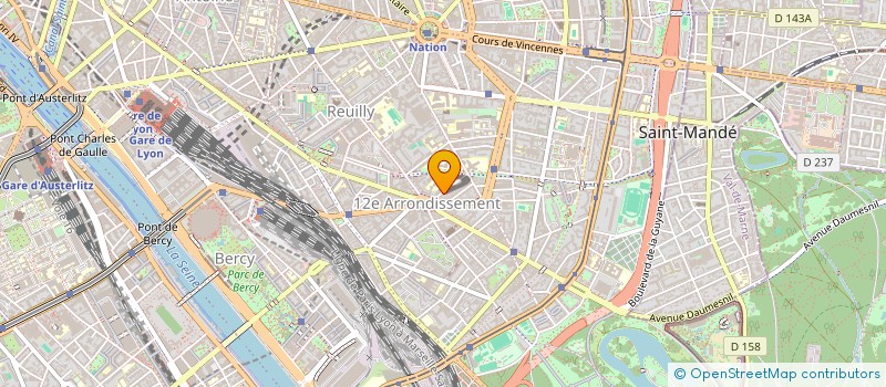 localisation de l'entreprise MONSIEUR FREDERIC FERREIRA  PARIS