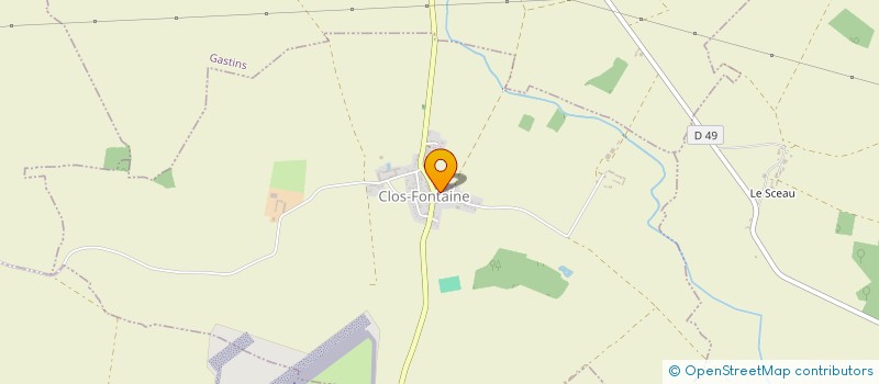 localisation de l'entreprise MONSIEUR FREDERIC FERREIRA à CLOS-FONTAINE
