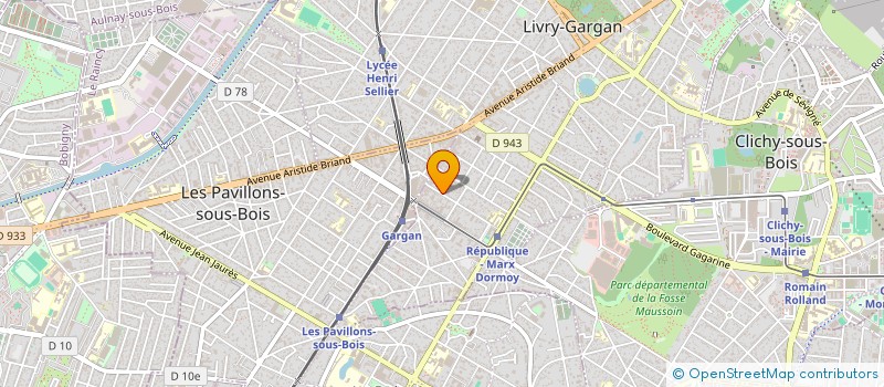 localisation de l'entreprise MONSIEUR FREDERIC FERREIRA  LIVRY-GARGAN