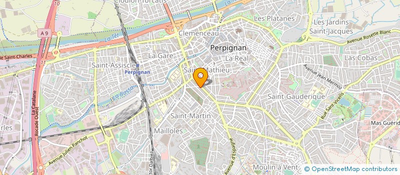 localisation de l'entreprise MONSIEUR FREDERIC FERRER  PERPIGNAN