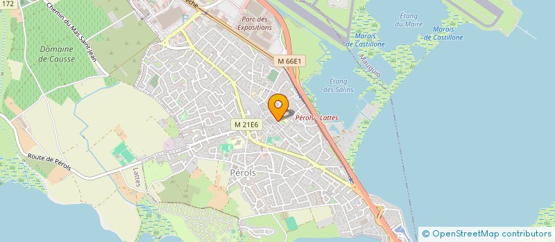 localisation de l'entreprise MONSIEUR FREDERIC FERRERO  PEROLS