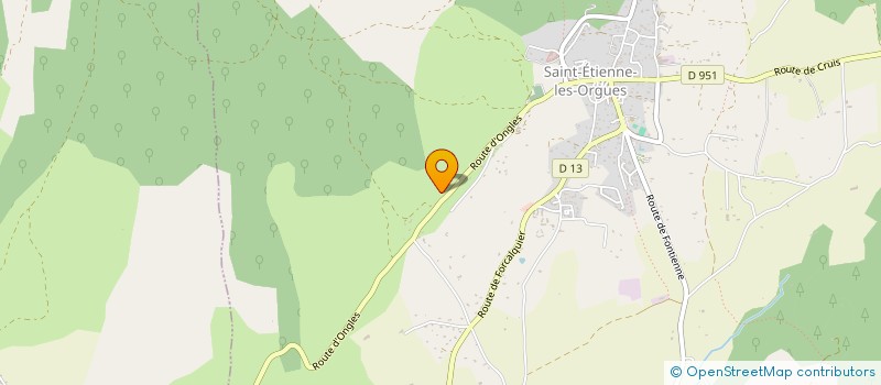 localisation de l'entreprise MONSIEUR FREDERIC FERRETTE à SAINT-ETIENNE-LES-ORGUES
